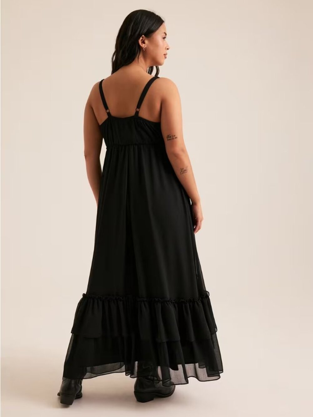 NWT Torrid Festi Surplice Tiered Maxi Dress - Picture 3 of 9